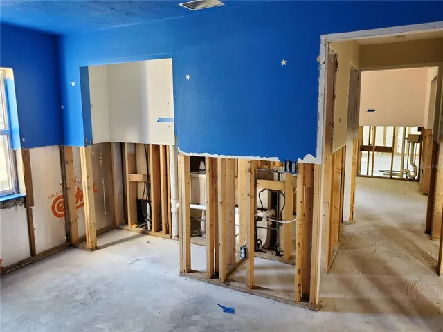 a bathroom with a sink toilet and tub