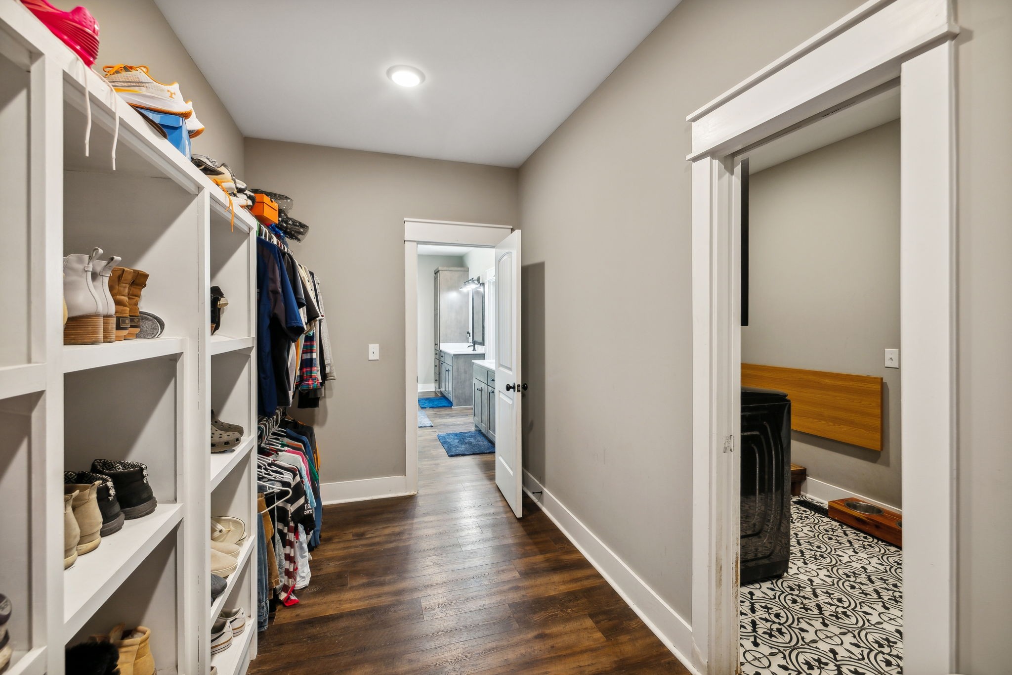 1338 Norton Road Manchester, TN 37355 - Photo 26 of 55 a view of a hallway with wooden floor and stairs