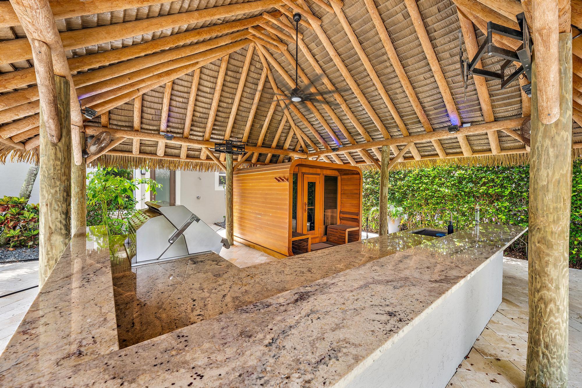 340 Rudder Cay Way Jupiter, FL 33458 - Photo 45 of 87 Tiki Hut & Sauna