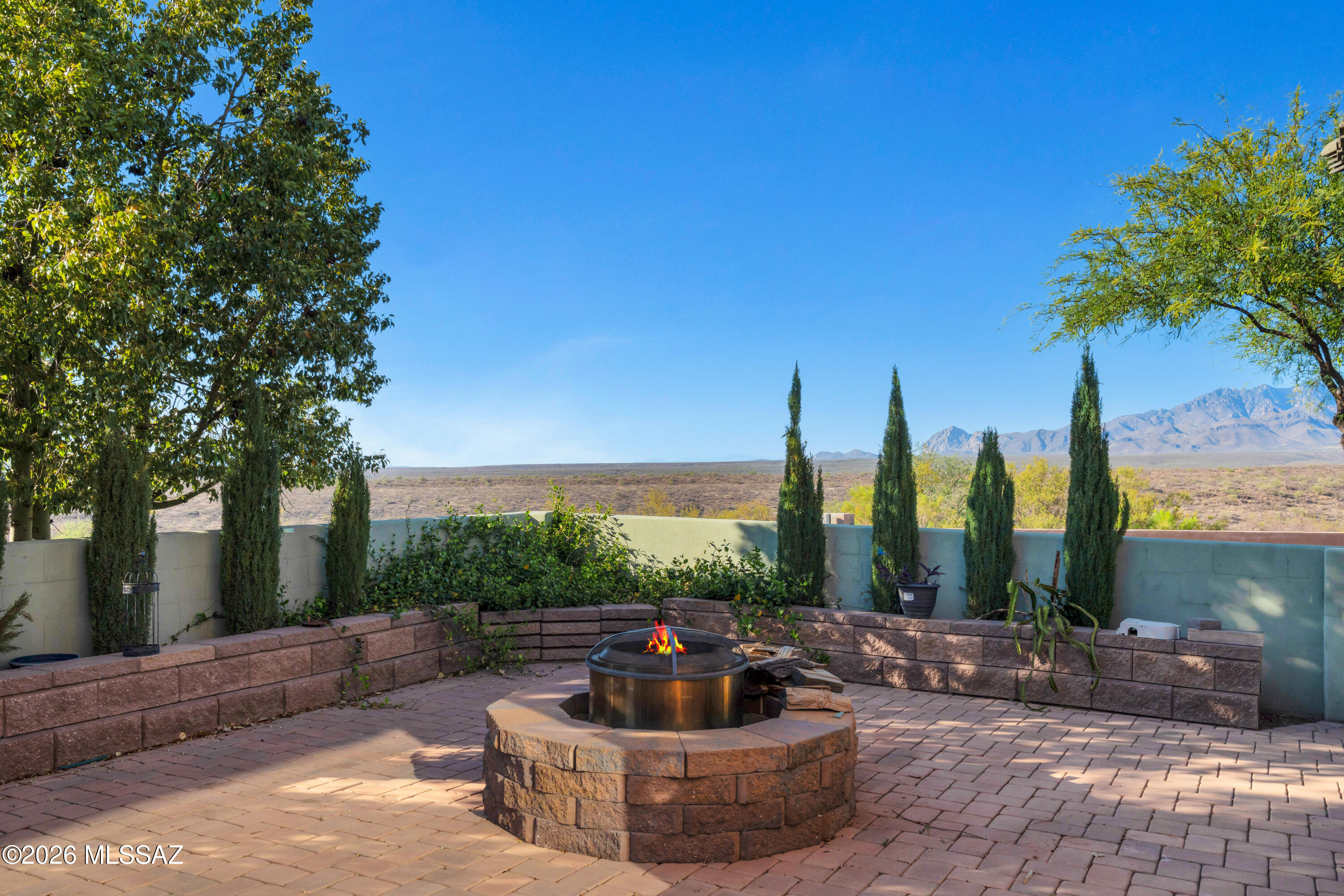 295 Camino Nacozari Rio Rico, AZ 85648 - Photo 37 of 51 FIREPIT DIGITALLY ENHANCED