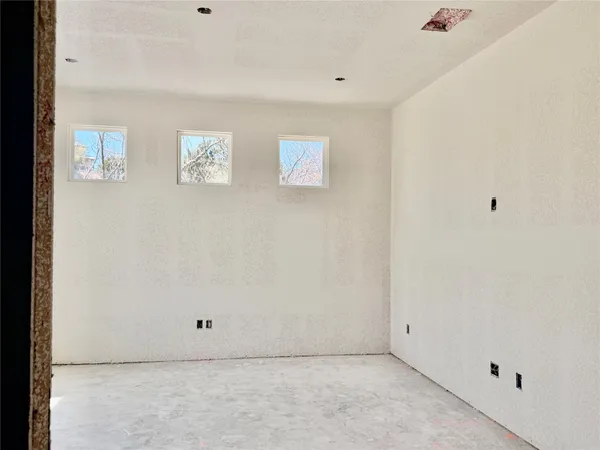 a view of an empty room