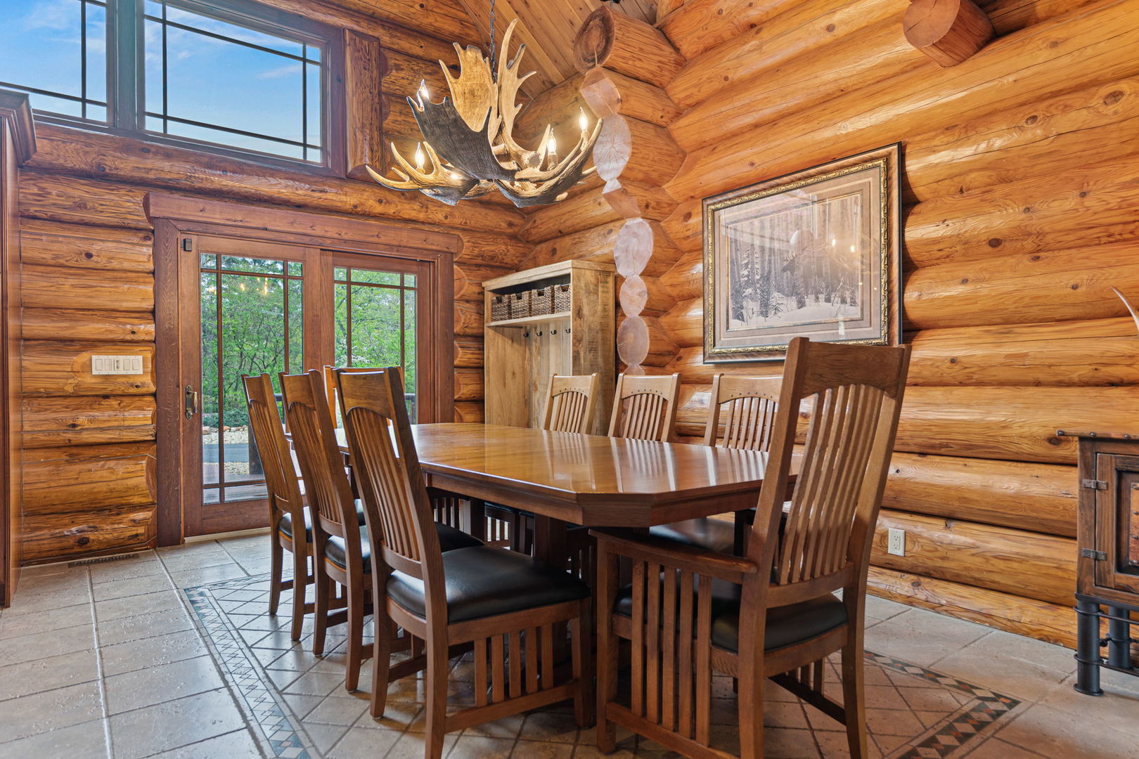 3317 South Country Club Road Woodstock, IL 60098 - Photo 13 of 43 a view of a dining room with furniture and chandelier