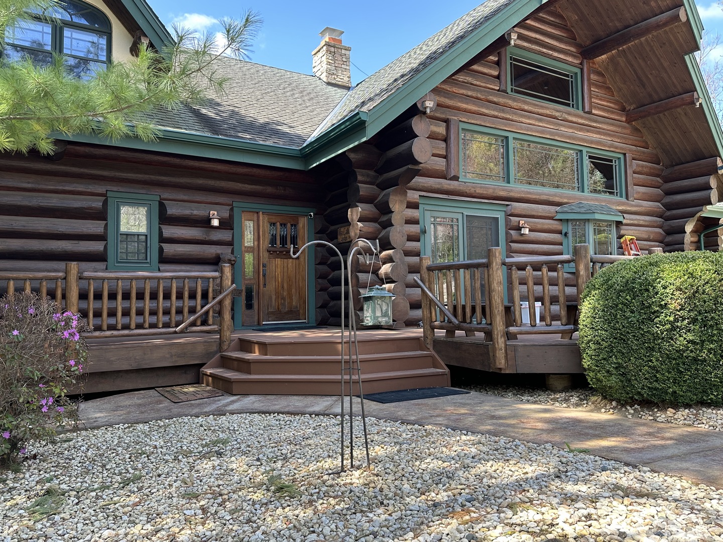 3317 South Country Club Road Woodstock, IL 60098 - Photo 37 of 43 a view of a chairs setting on the deck