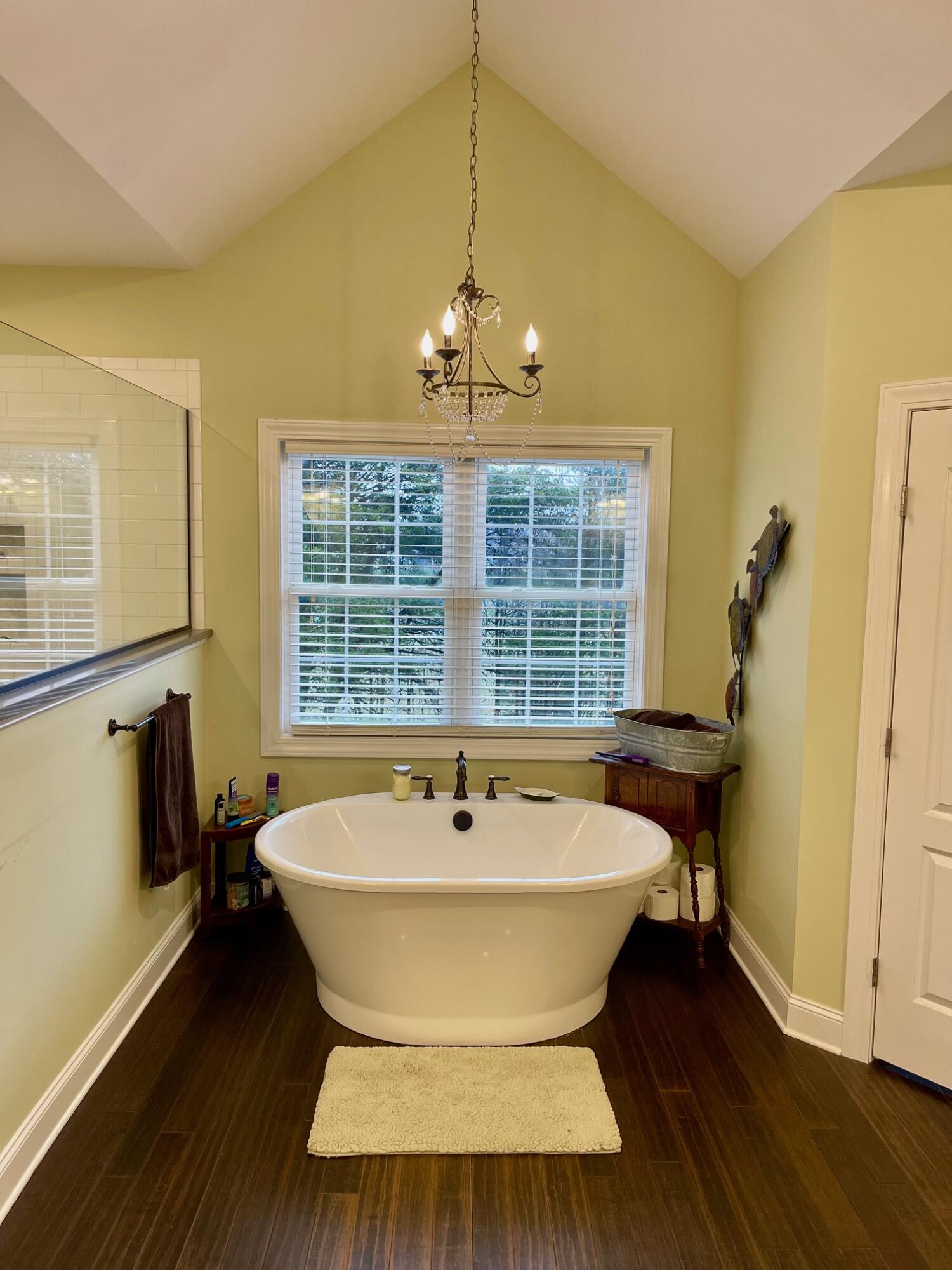 64 Hickory Ridge Court Blue Ridge, VA 24064 - Photo 33 of 61 a white bath tub sitting in a bathroom next to a window