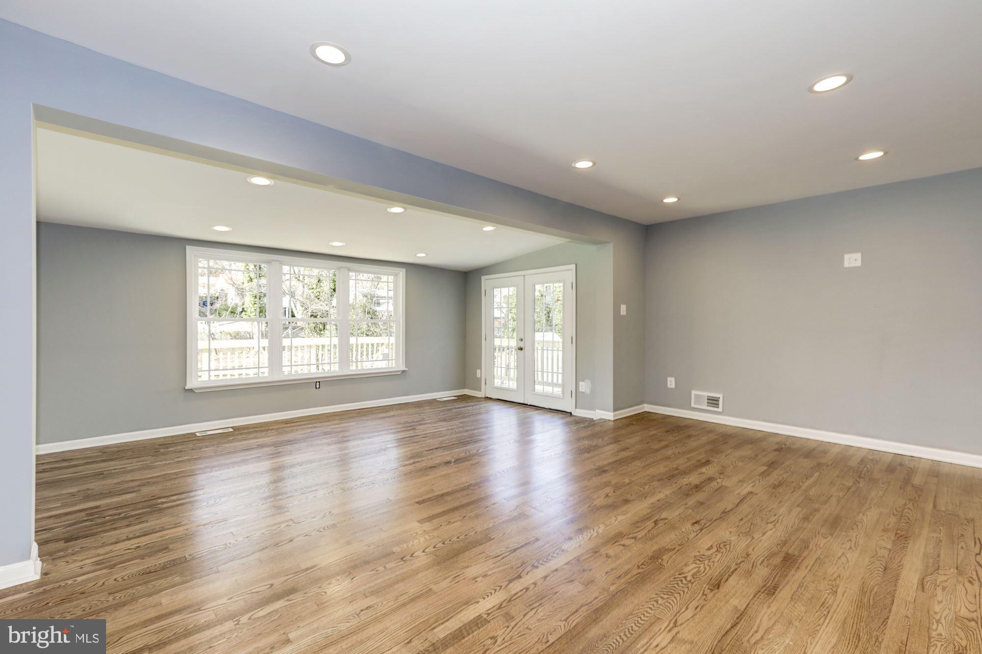 9807 Cherry Tree Lane Silver Spring, MD 20901 - Photo 4 of 46 Living Room and Large Dining Area