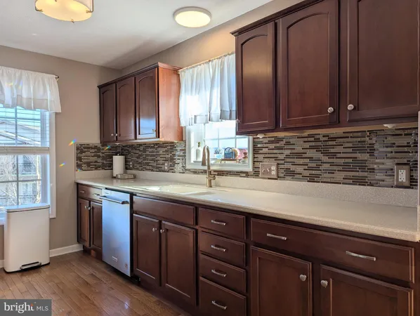 a view of a house with a large window