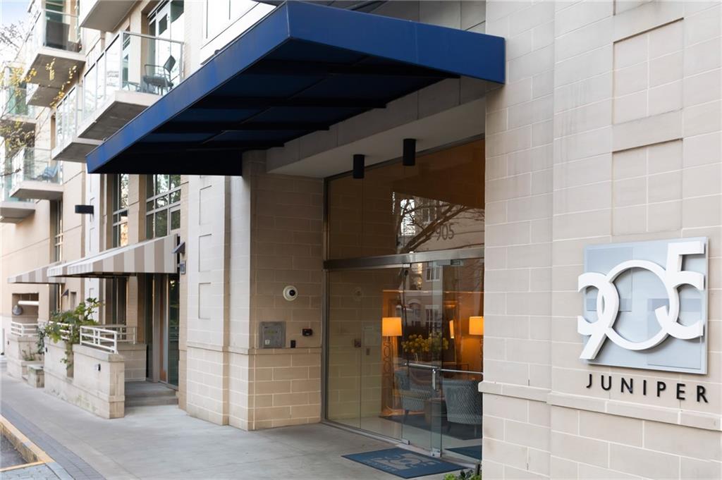 905 Juniper Street Northeast, Unit 705 Atlanta, GA 30309 - Photo 3 of 62 a view of shops in a room