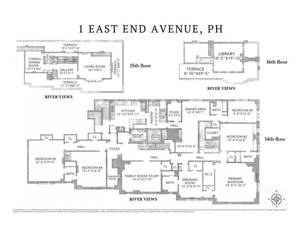 $5,250,000 | 1 East End Avenue, Unit PHC | Upper East Side