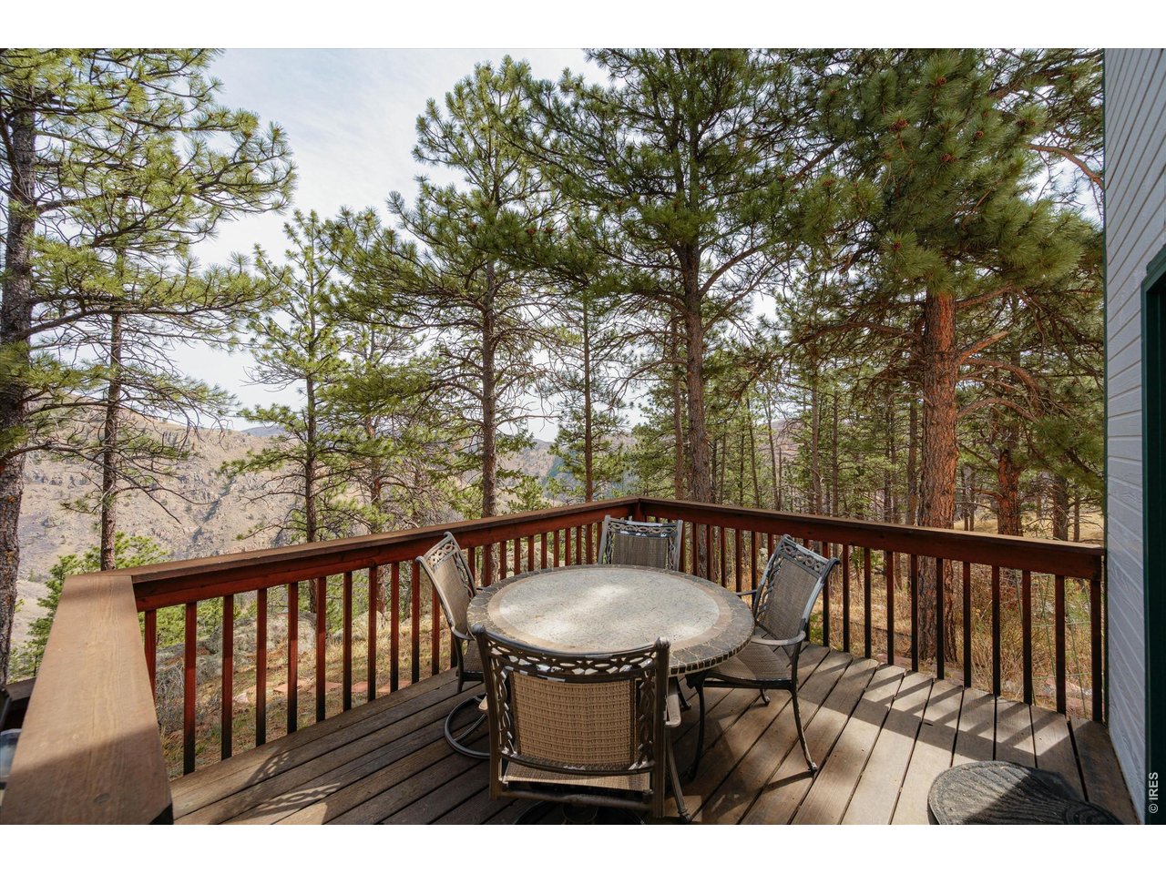 842 Unger Mountain Road Bellvue, CO 80512 - Photo 29 of 45 a view from deck having patio