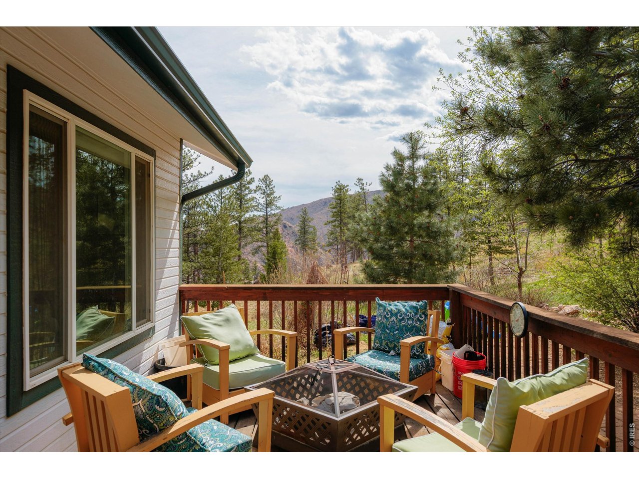 842 Unger Mountain Road Bellvue, CO 80512 - Photo 4 of 45 a view of a couches on the roof deck