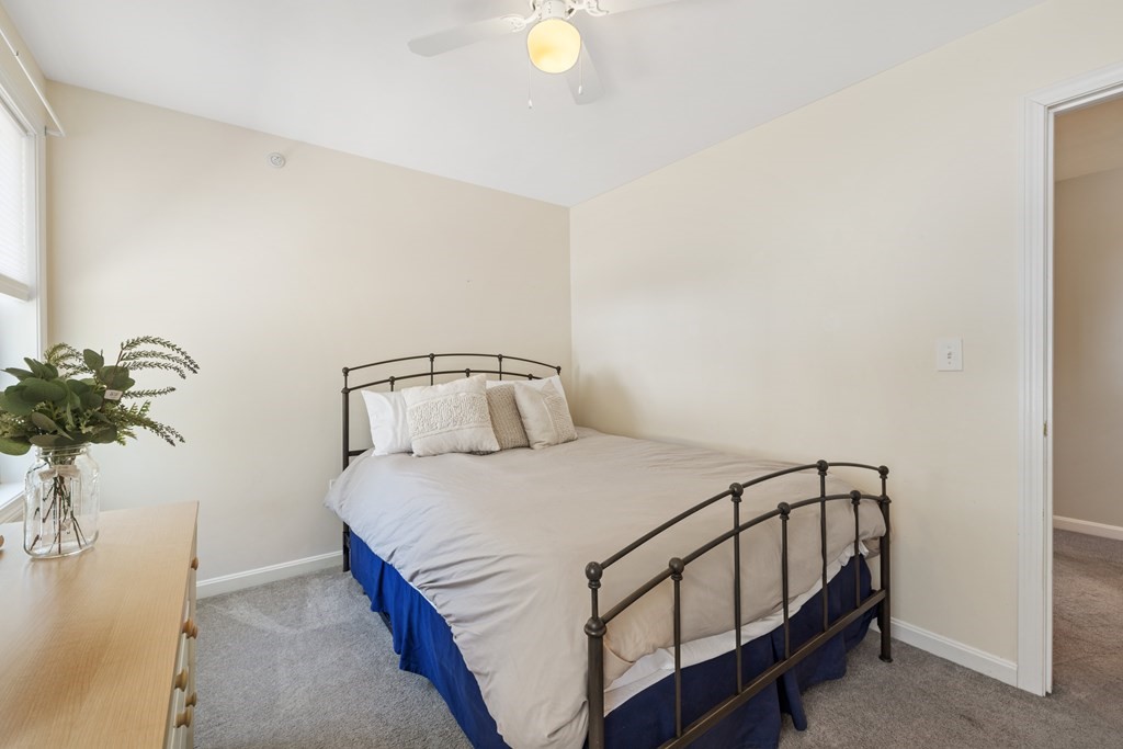 9 Evergreen Road Salem, NH 03079 - Photo 26 of 41 a bedroom with a bed and a potted plant