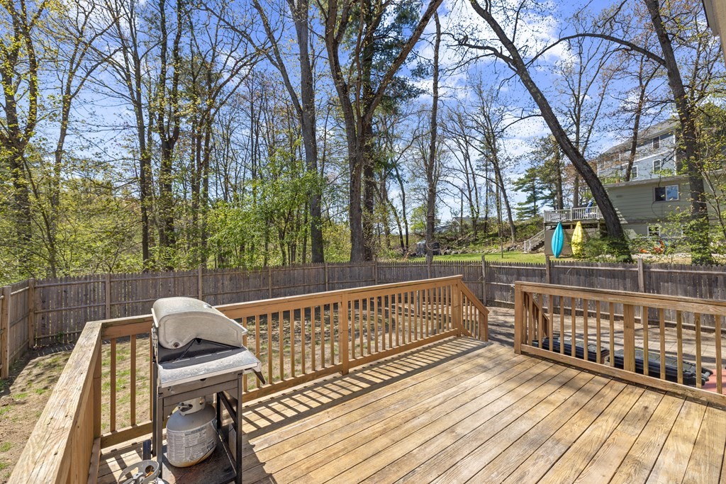 9 Evergreen Road Salem, NH 03079 - Photo 34 of 41 a view of balcony with wooden floor and outdoor seating
