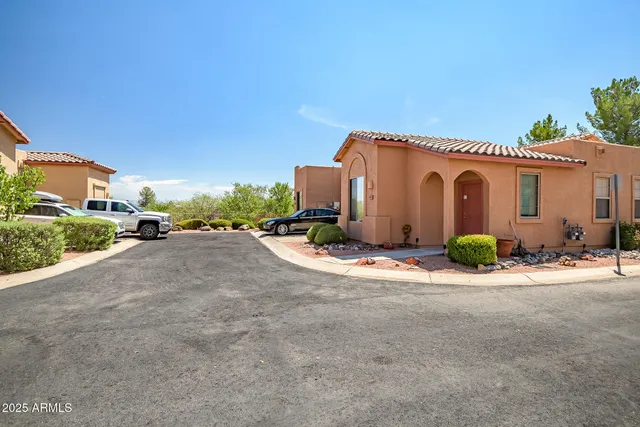 a view of a house with a outdoor space