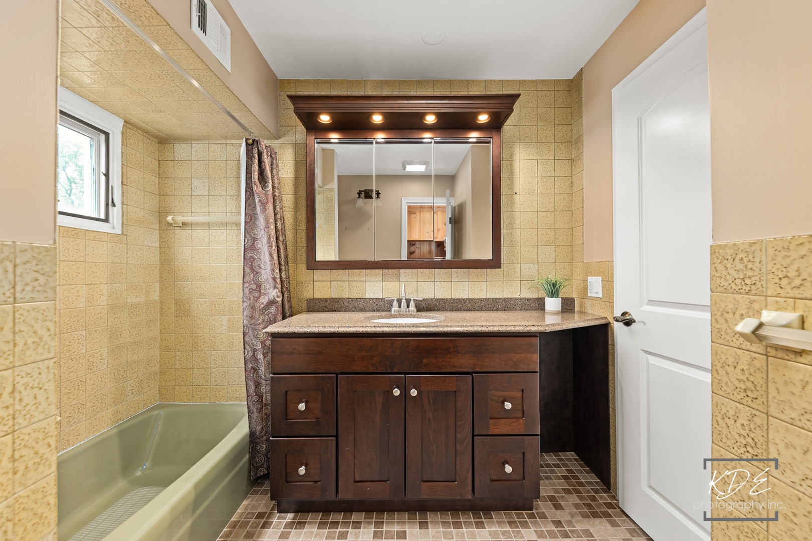 330 South Maple Street Itasca, IL 60143 - Photo 49 of 67 a bathroom with a sink a mirror and a shower
