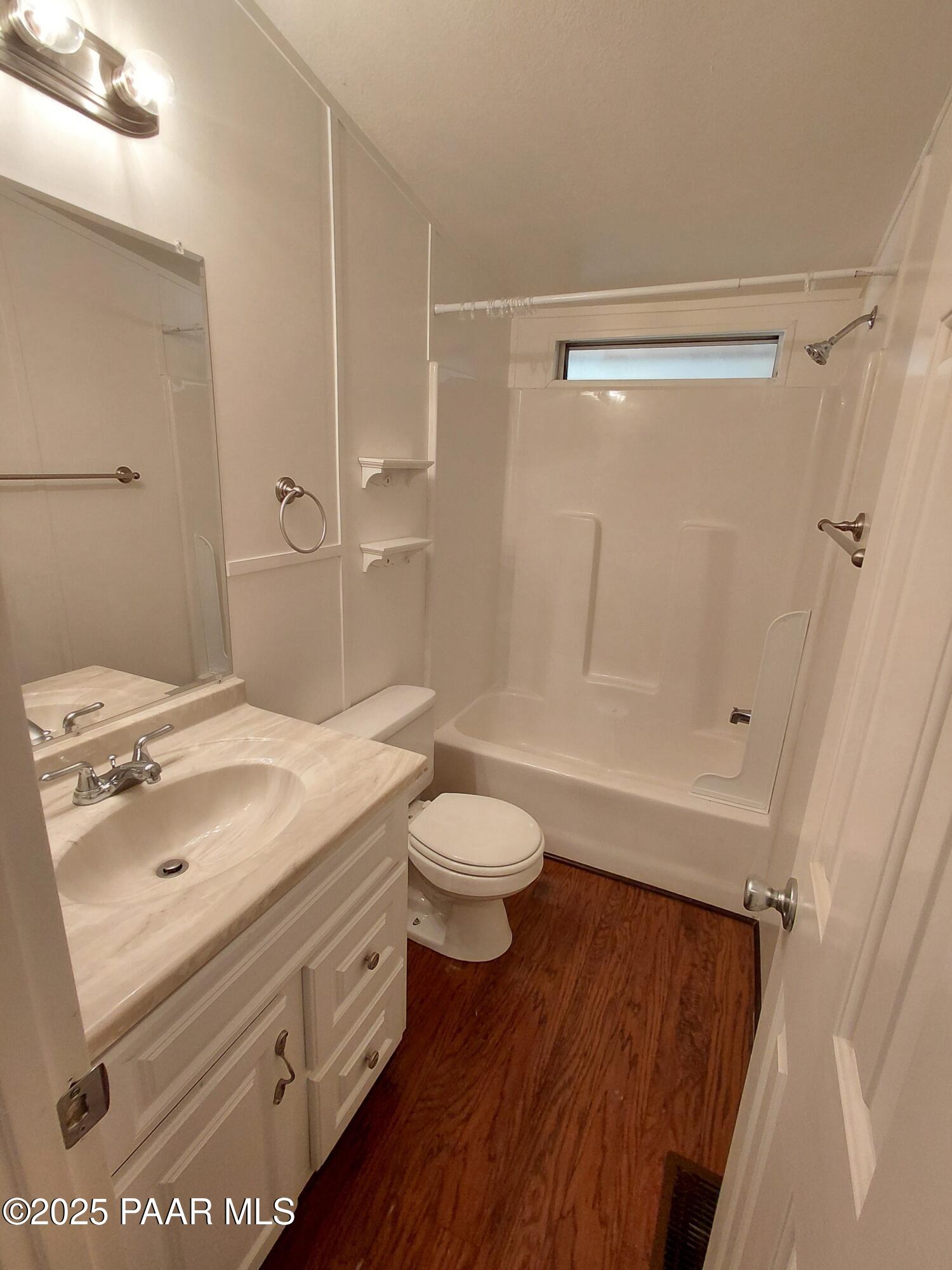 17351 East Bob White Road Mayer, AZ 86333 - Photo 32 of 54 a bathroom with a sink a toilet and a shower
