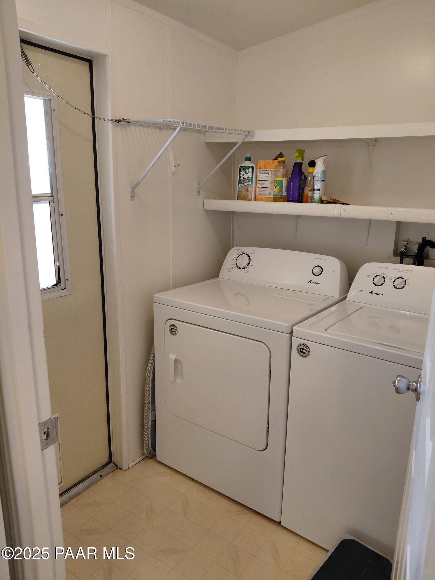17351 East Bob White Road Mayer, AZ 86333 - Photo 41 of 54 a utility room with dryer and washer