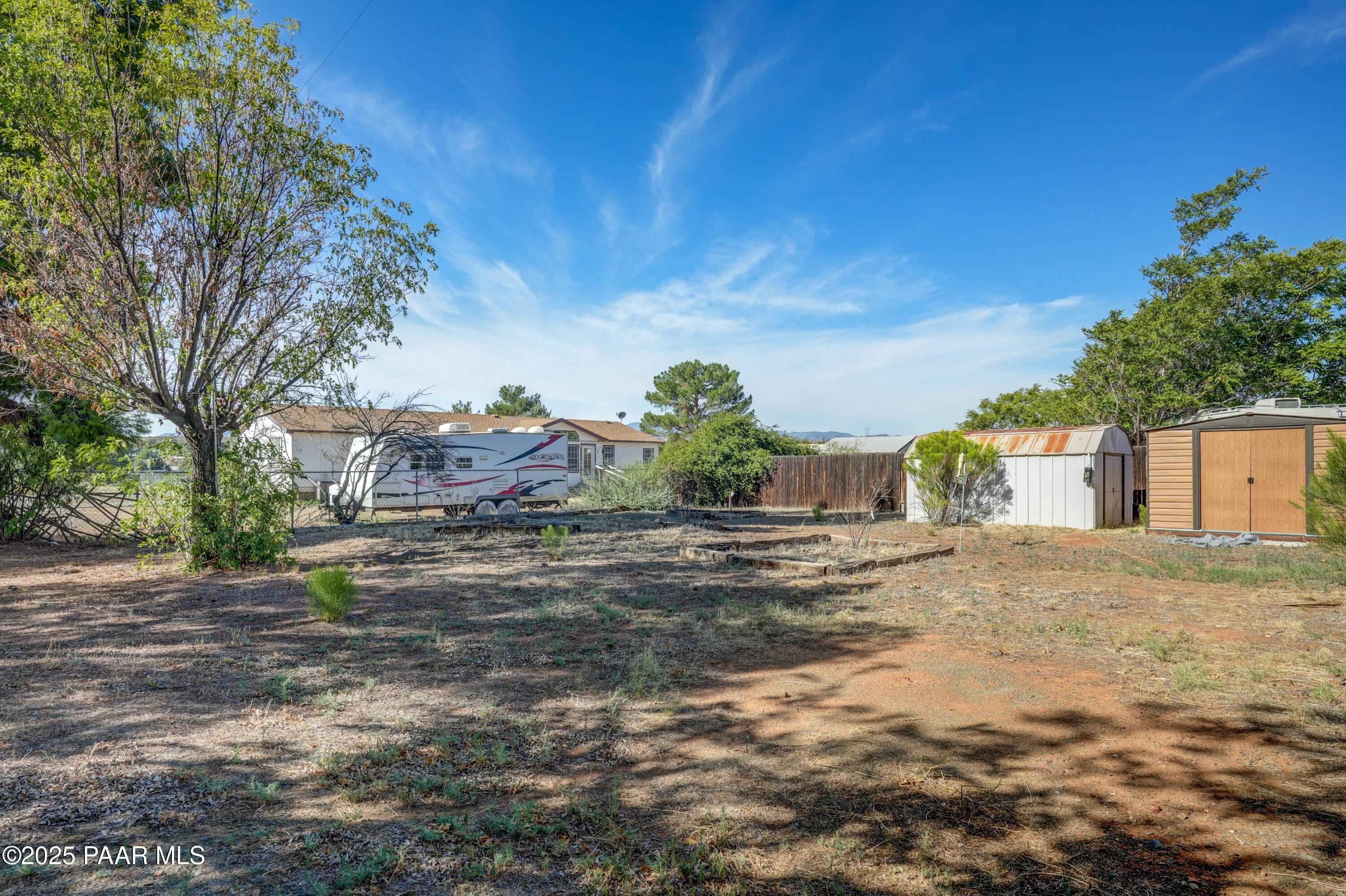17351 East Bob White Road Mayer, AZ 86333 - Photo 51 of 54 051_Back Yard with 2 Sheds