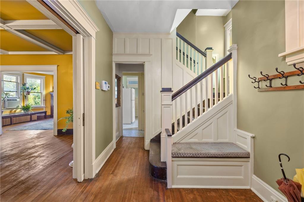 1139 Davis Avenue Pittsburgh, PA 15212 - Photo 5 of 35 a view of entryway and hall with wooden floor