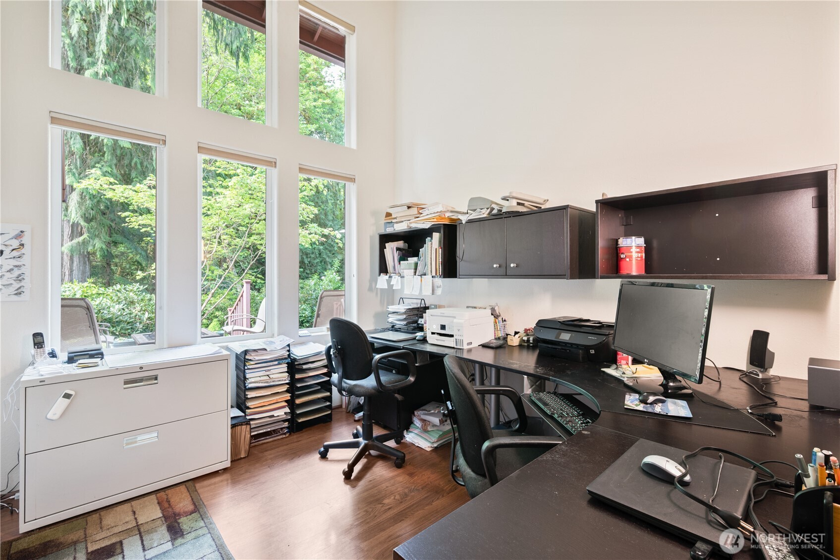 1975 Coal Creek Road Longview, WA 98632 - Photo 15 of 35 a view of a workspace with a window and work space