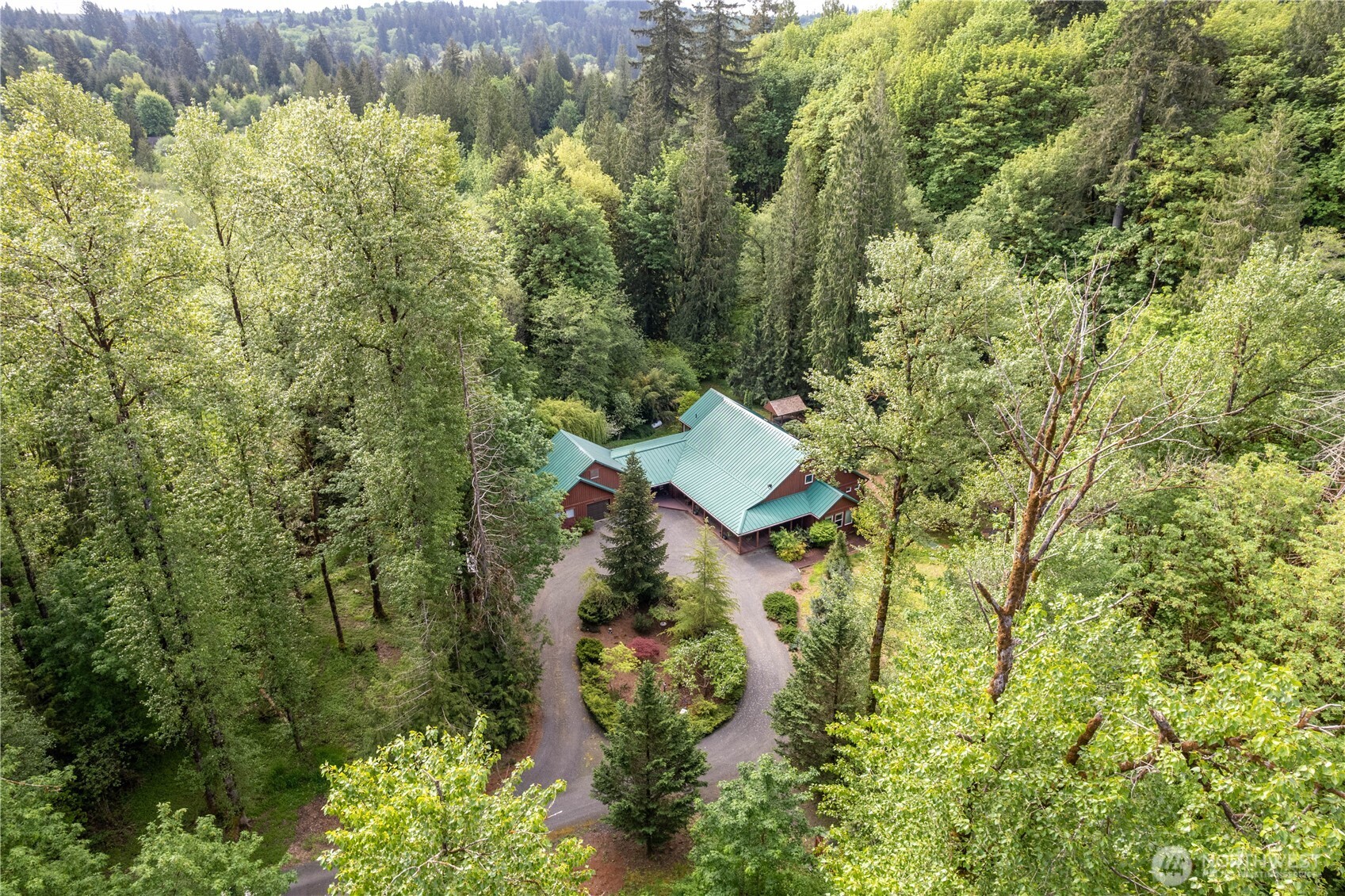 1975 Coal Creek Road Longview, WA 98632 - Photo 26 of 35 a view of a house with a yard and sitting area