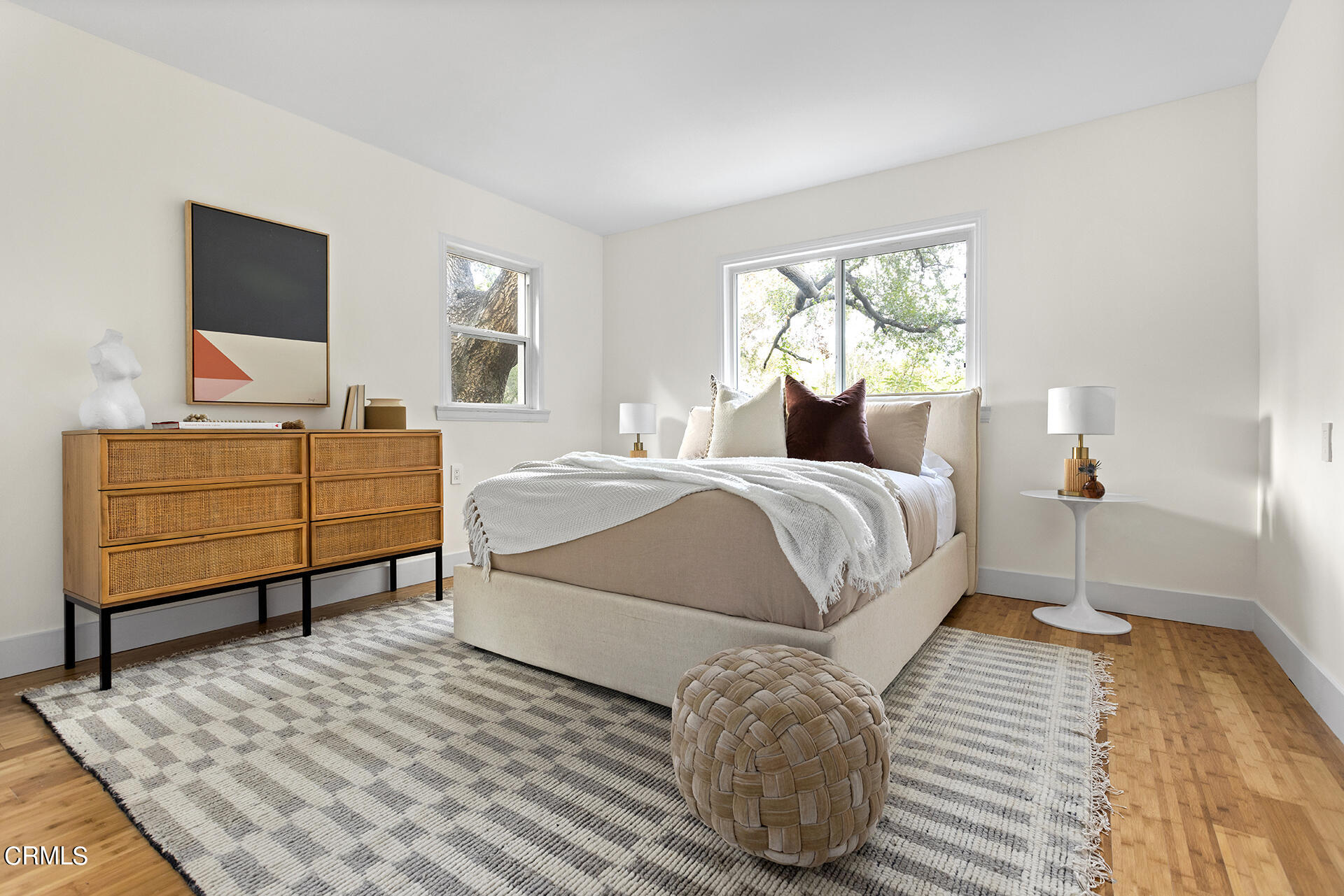 4 Lida Lane Pasadena, CA 91103 - Photo 12 of 25 a bedroom with a bed and window