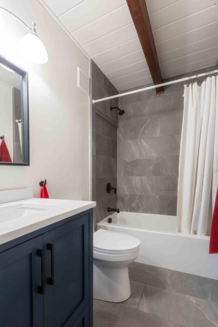 30 Ocean View Road Los Gatos, CA 95033 - Photo 11 of 40 a bathroom with a sink toilet and shower