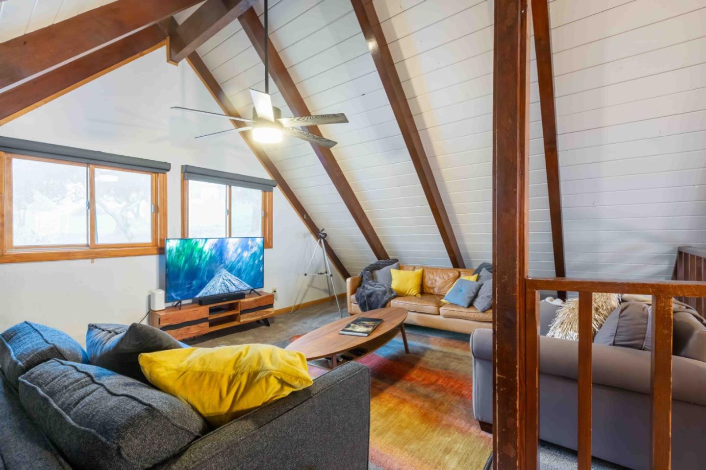 30 Ocean View Road Los Gatos, CA 95033 - Photo 18 of 40 a view of an outdoor living room with furniture