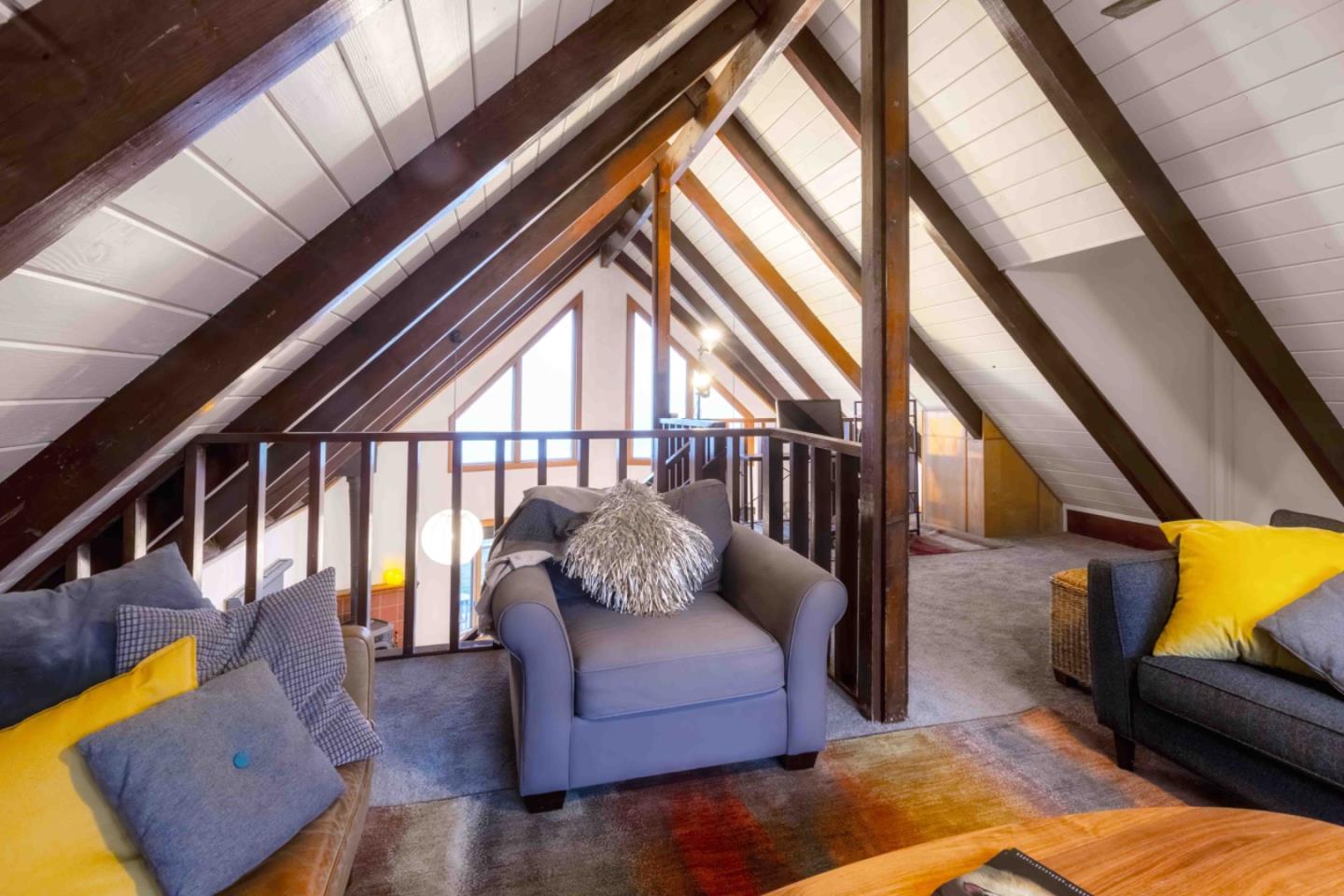 30 Ocean View Road Los Gatos, CA 95033 - Photo 21 of 40 a living room with furniture and stairs