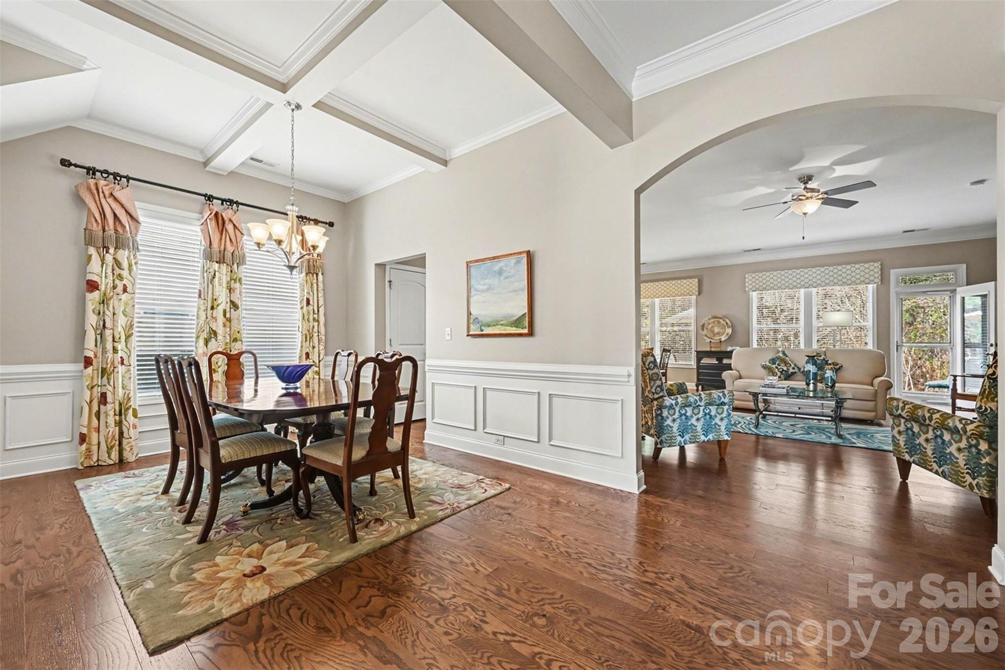 3059 Cricket Lane Lancaster, SC 29720 - Photo 7 of 32 a view of a dining room with furniture window and wooden floor