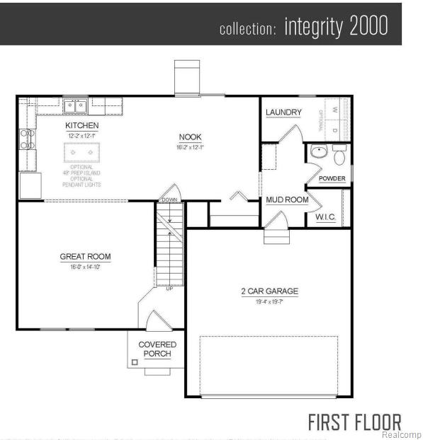 8024 Jordan Drive Jackson, MI 49201 - Photo 38 of 39 Floor Plan - Entry Floor