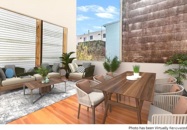 a black and white photo of a room