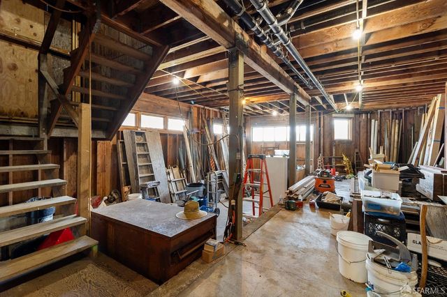 a view of storage and utility room