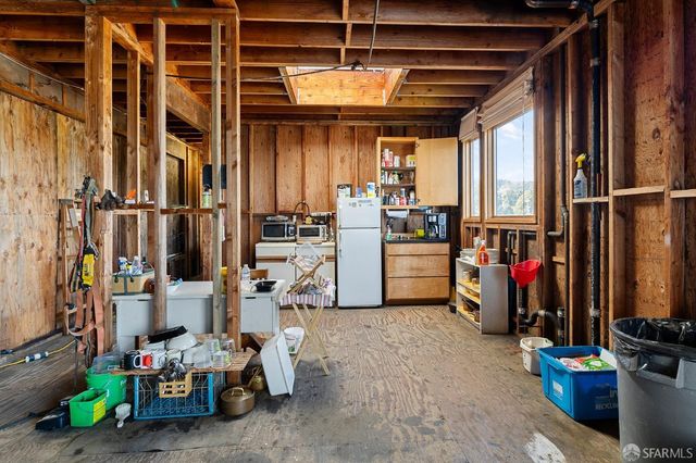 a view of storage and utility room