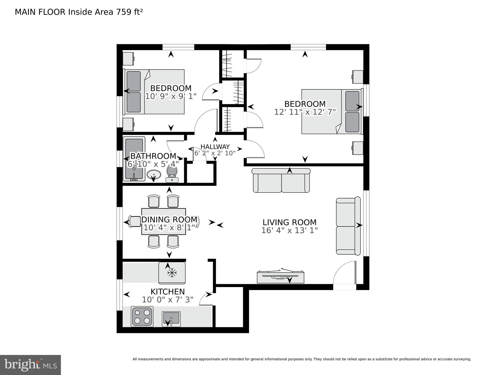 5228 8th Road South, Unit 6 Arlington, VA 22204 - Photo 18 of 18 Floorplan