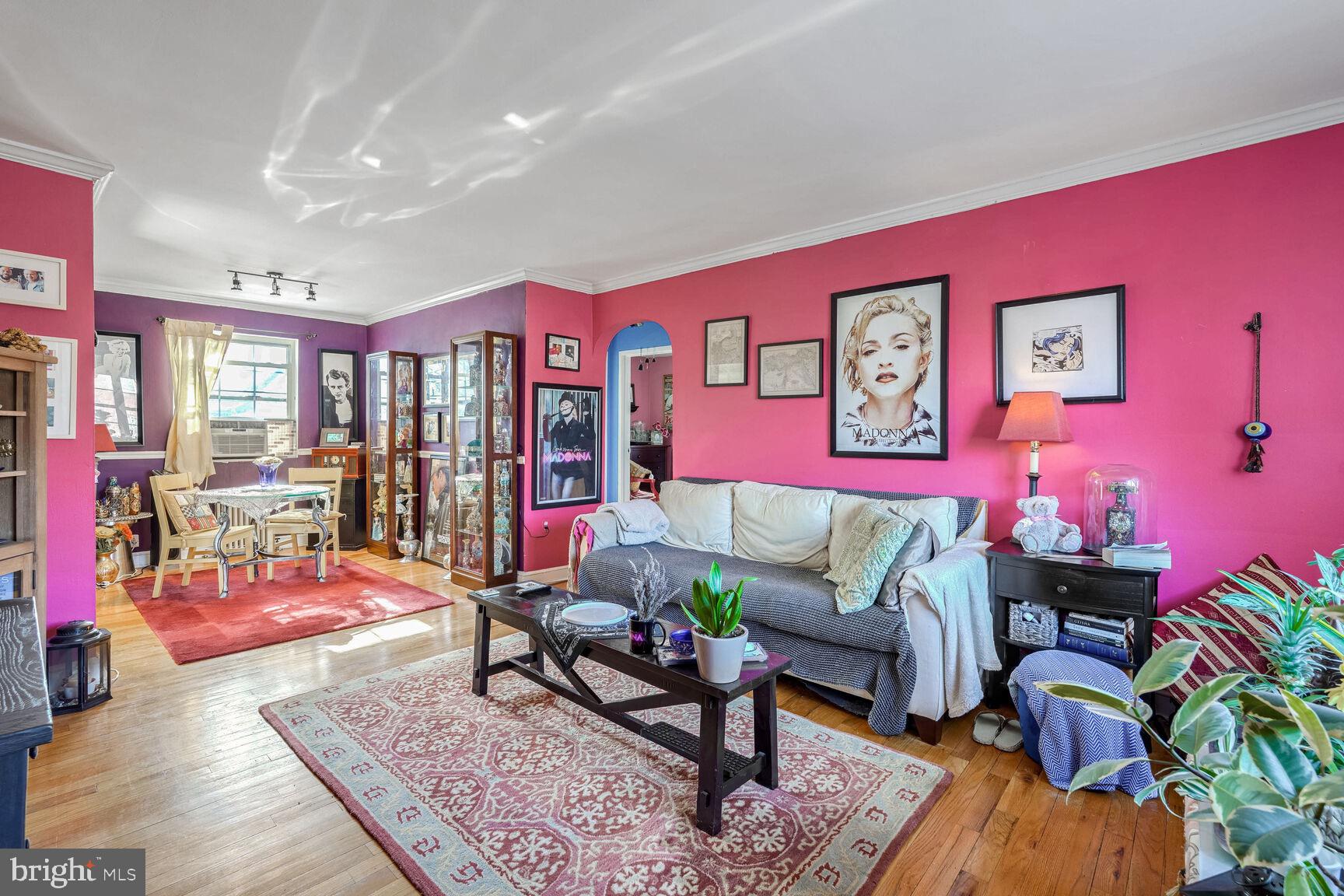 5228 8th Road South, Unit 6 Arlington, VA 22204 - Photo 3 of 18 Living Room - with a Splash of color.