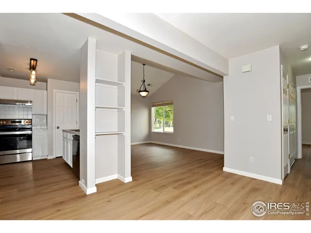 a view interior of the house and wooden floor