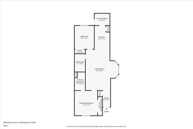 $150,000 | 1806 Falconcrest Street, Tallahassee, FL 32303