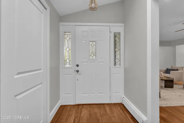 wooden floor in an empty room