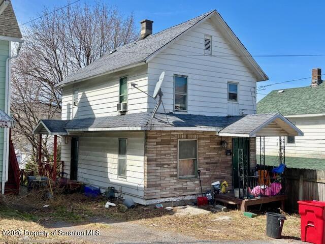 a view of a house with a garage
