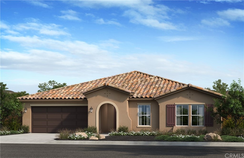 27273 Rumor Lane Menifee, CA 92585 - Photo 1 of 1 a front view of a house with a garden