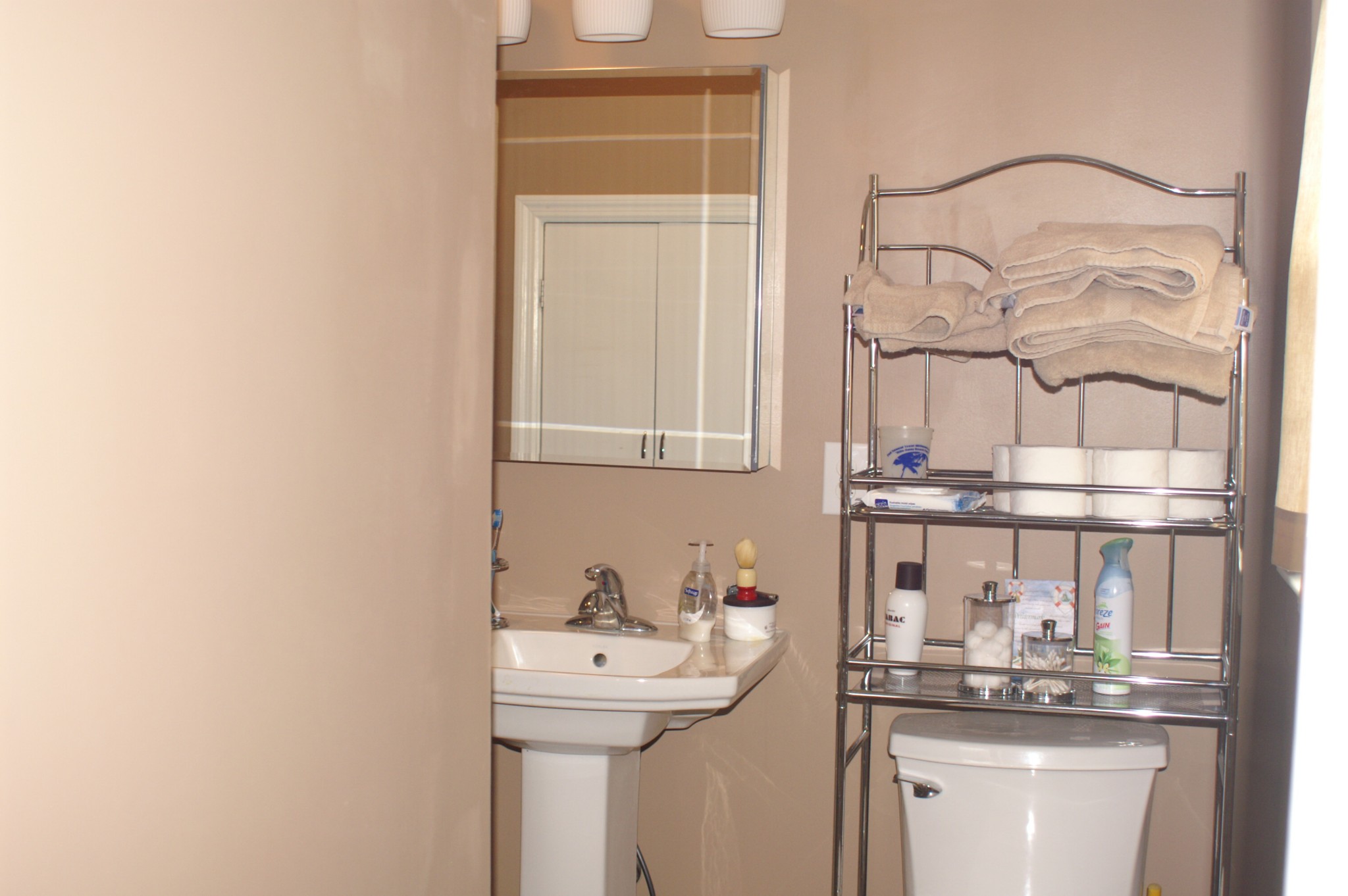 4765 Hickory Ridge Road Lebanon, TN 37087 - Photo 21 of 41 a bathroom with a sink and a mirror