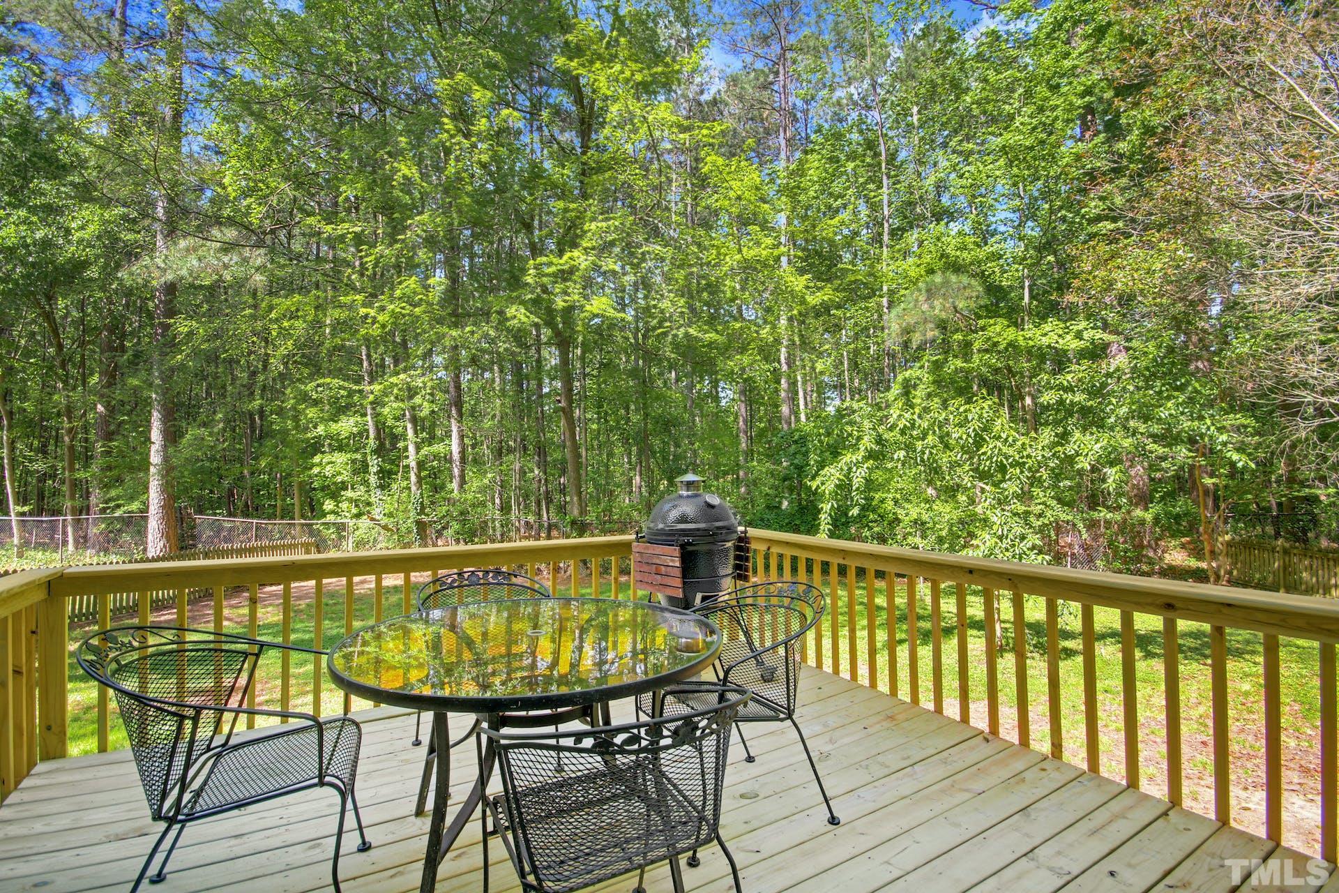 4605 Batavia Court Raleigh, NC 27604 - Photo 16 of 18 a view of a balcony with furniture