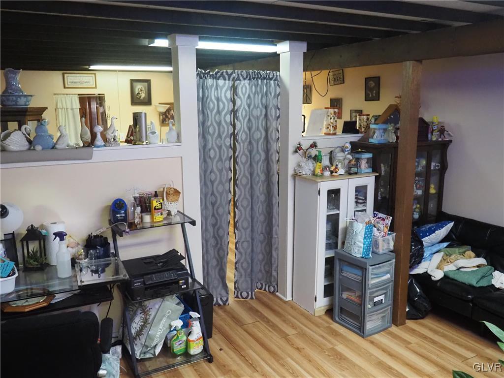 147 Williams Road Cresco, PA 18326 - Photo 23 of 35 a view of a workspace with furniture and a window