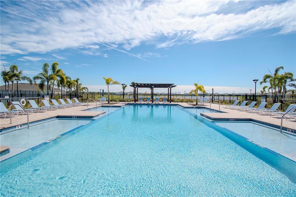 1991 Spring Shower Circle Kissimmee, FL 34744 - Photo 43 of 51 a view of swimming pool with outdoor seating and trees in the background