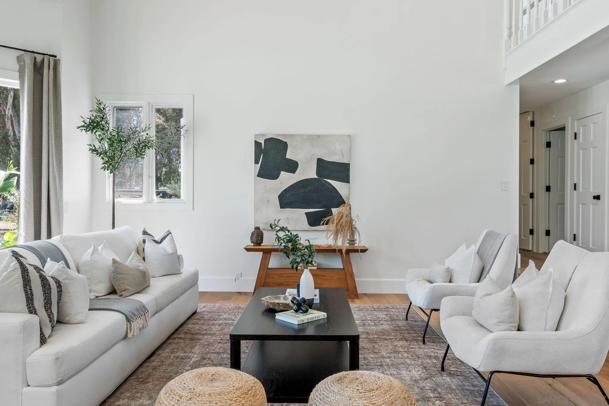 3355 Dove Hollow Road Encinitas, CA 92024 - Photo 6 of 37 a living room with furniture and white walls