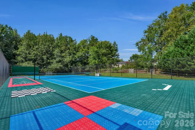 a view of outdoor space pool yard and outdoor seating