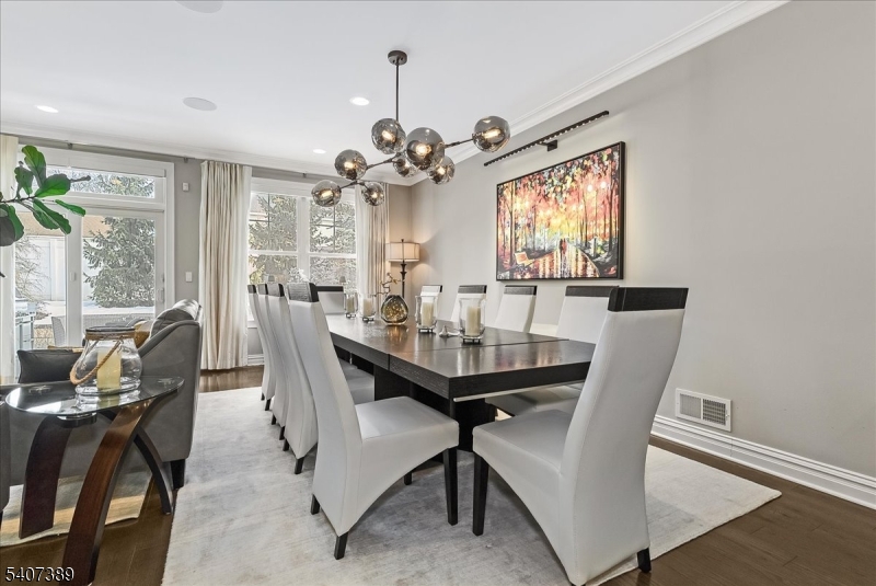 206 Echo Ridge Way, Unit 206 Mountainside, NJ 07092 - Photo 11 of 35 a view of a dining room with furniture window and outside view