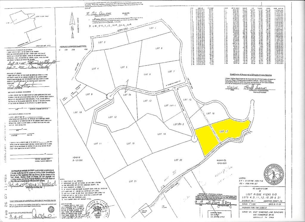 191 Lost Ridge Road Clinton, TN 37716 - Photo 5 of 5 plat