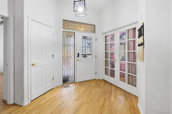 wooden floor in an empty room