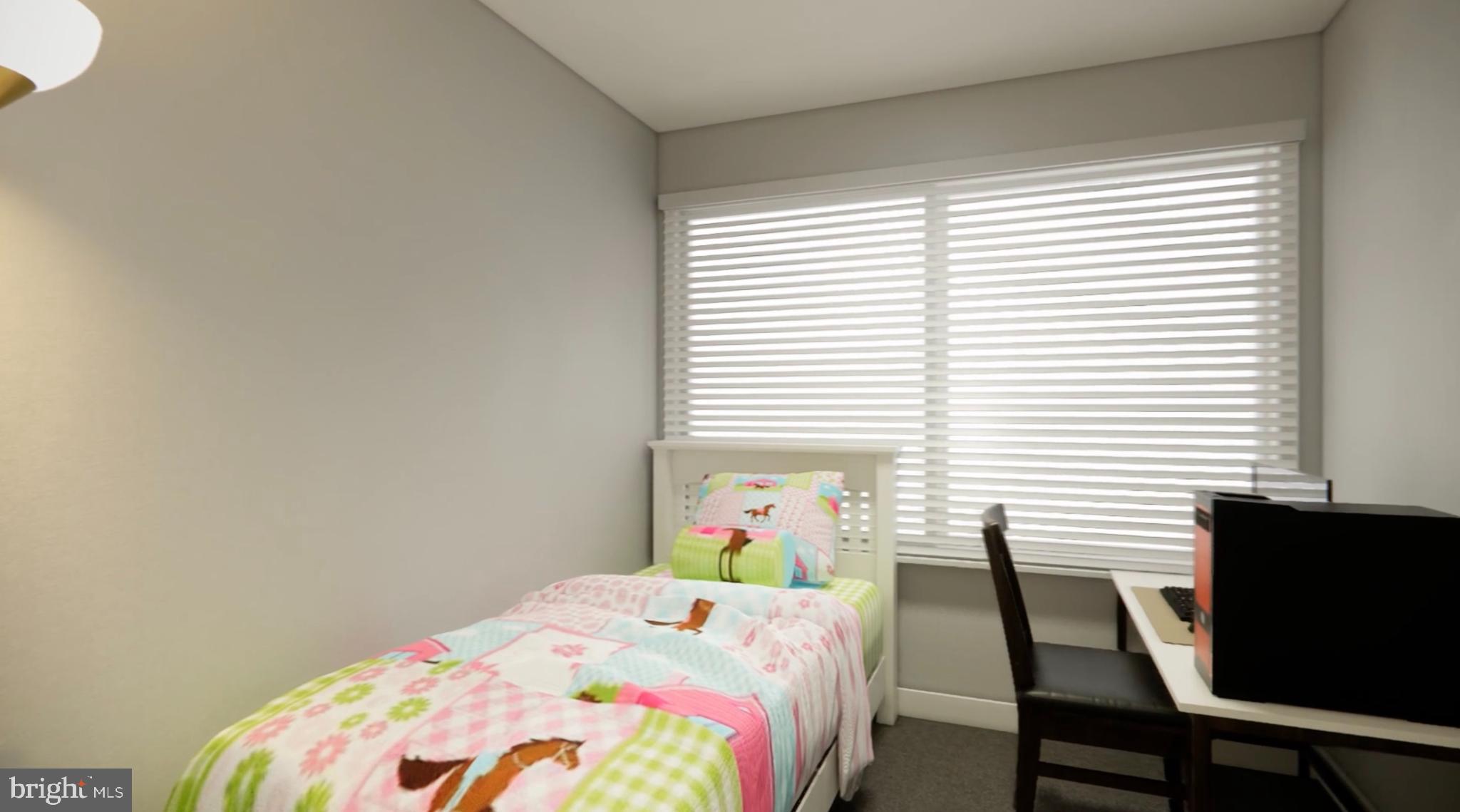 8007 Mandan Road, Unit 203 Greenbelt, MD 20770 - Photo 5 of 25 a bedroom with a bed and a window